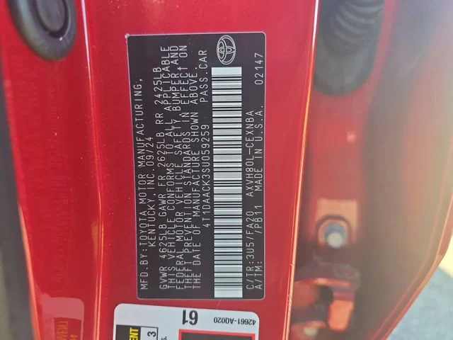 Used 2025 Red Toyota LE image 34