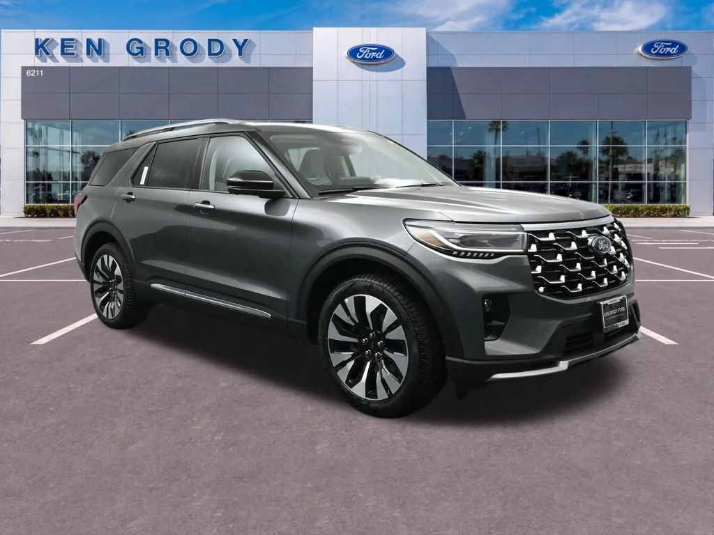 New 2026 Carbonized Gray Metallic Ford Platinum image 1