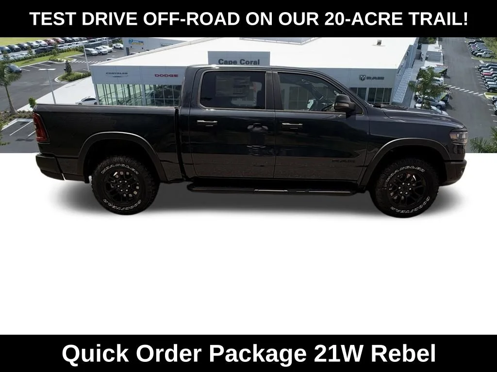 New 2026 Forged Blue Metallic Exterior Paint RAM Rebel image 3