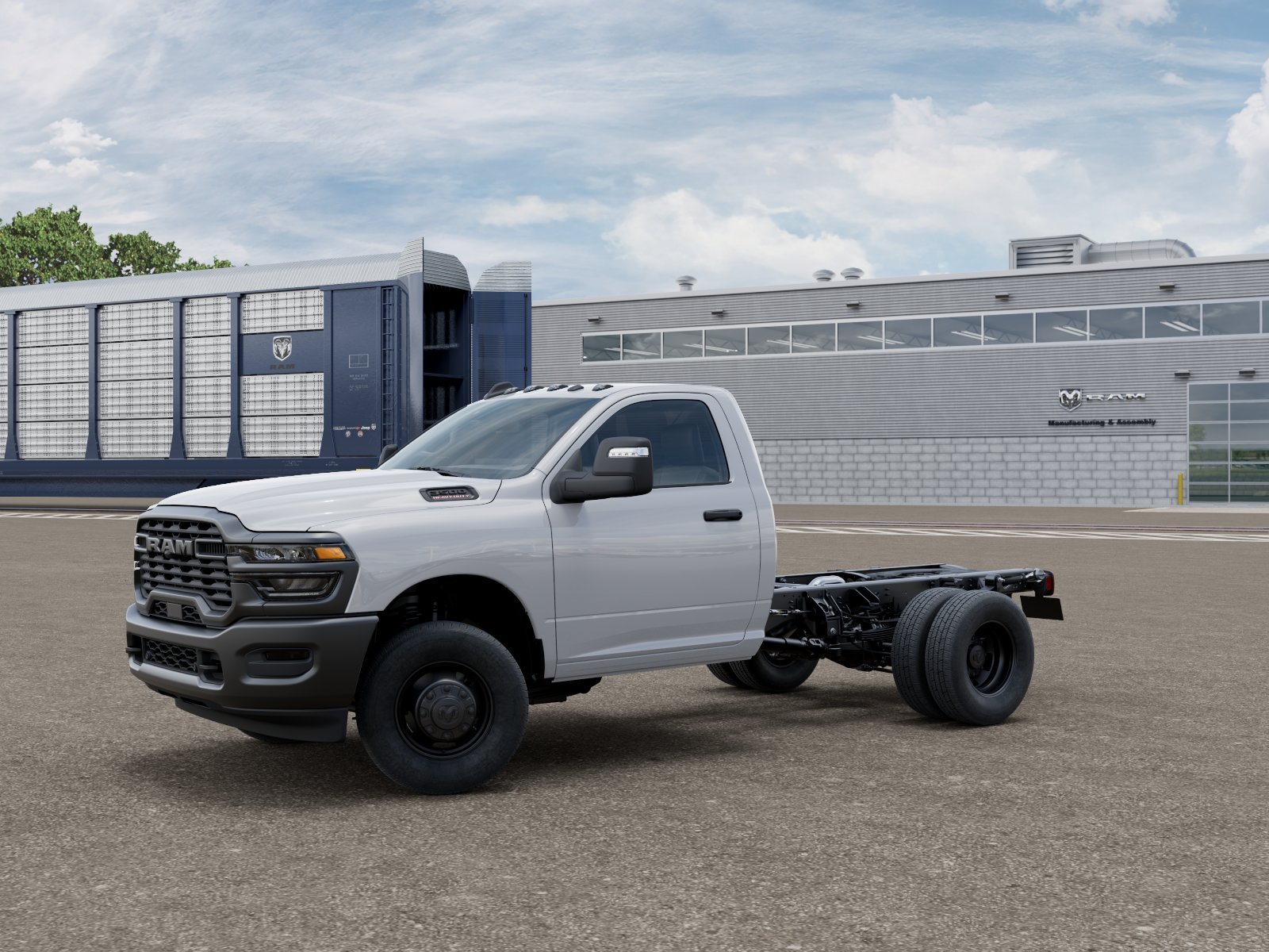 New 2026 Bright White Clear-Coat Exterior Paint RAM TRADESMAN image 1