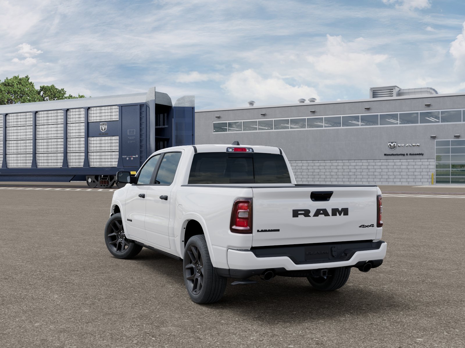 New 2027 Bright White Clear-Coat Exterior Paint RAM LARAMIE image 3
