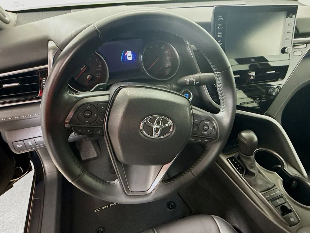 Used 2024 Midnight Black Metallic Toyota XSE V6 image 12