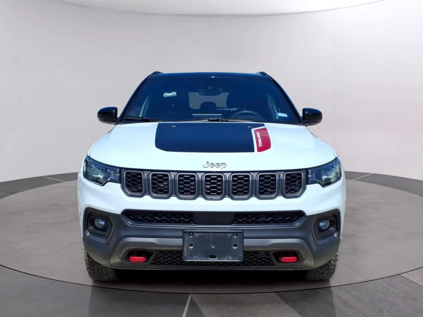 Used 2025 Bright White Clearcoat Jeep Trailhawk image 8