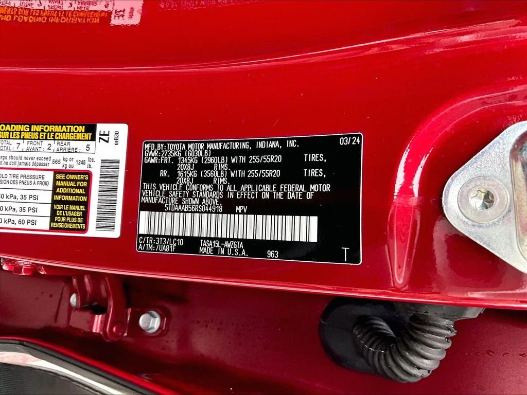 Used 2024 Red Toyota Limited image 37