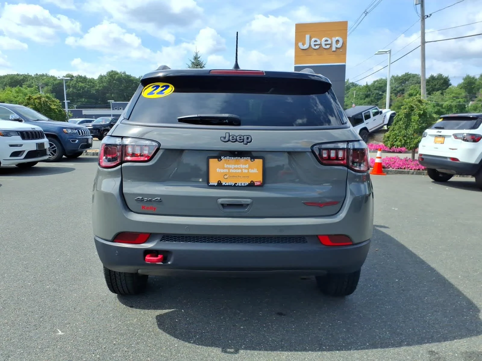 Certified Used 2022 Sting-Gray Clearcoat Jeep Trailhawk image 8