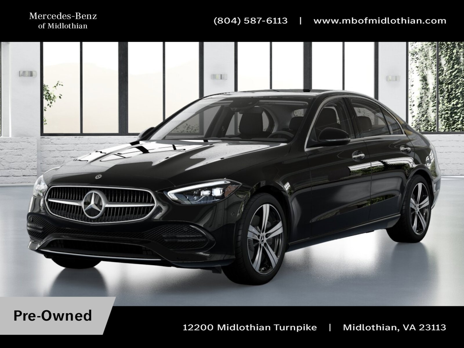 Certified Used 2026 Black Mercedes-Benz C 300 image 1
