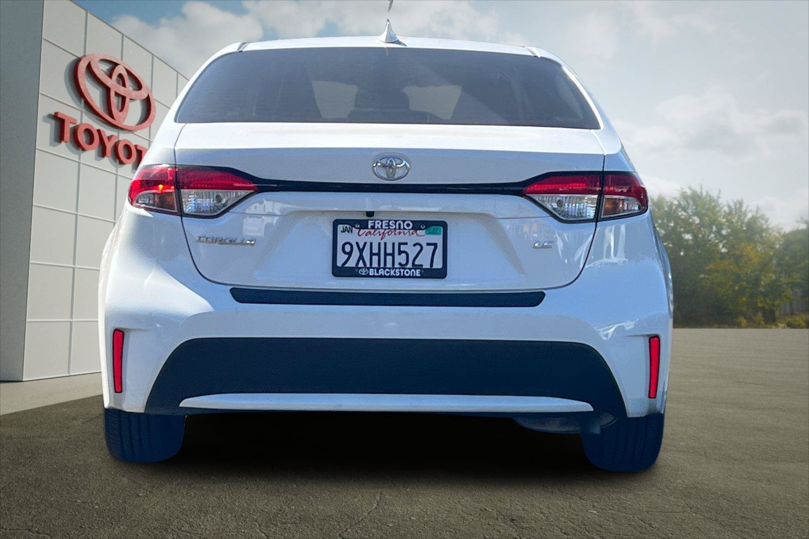 Certified Used 2022 White Toyota LE image 4