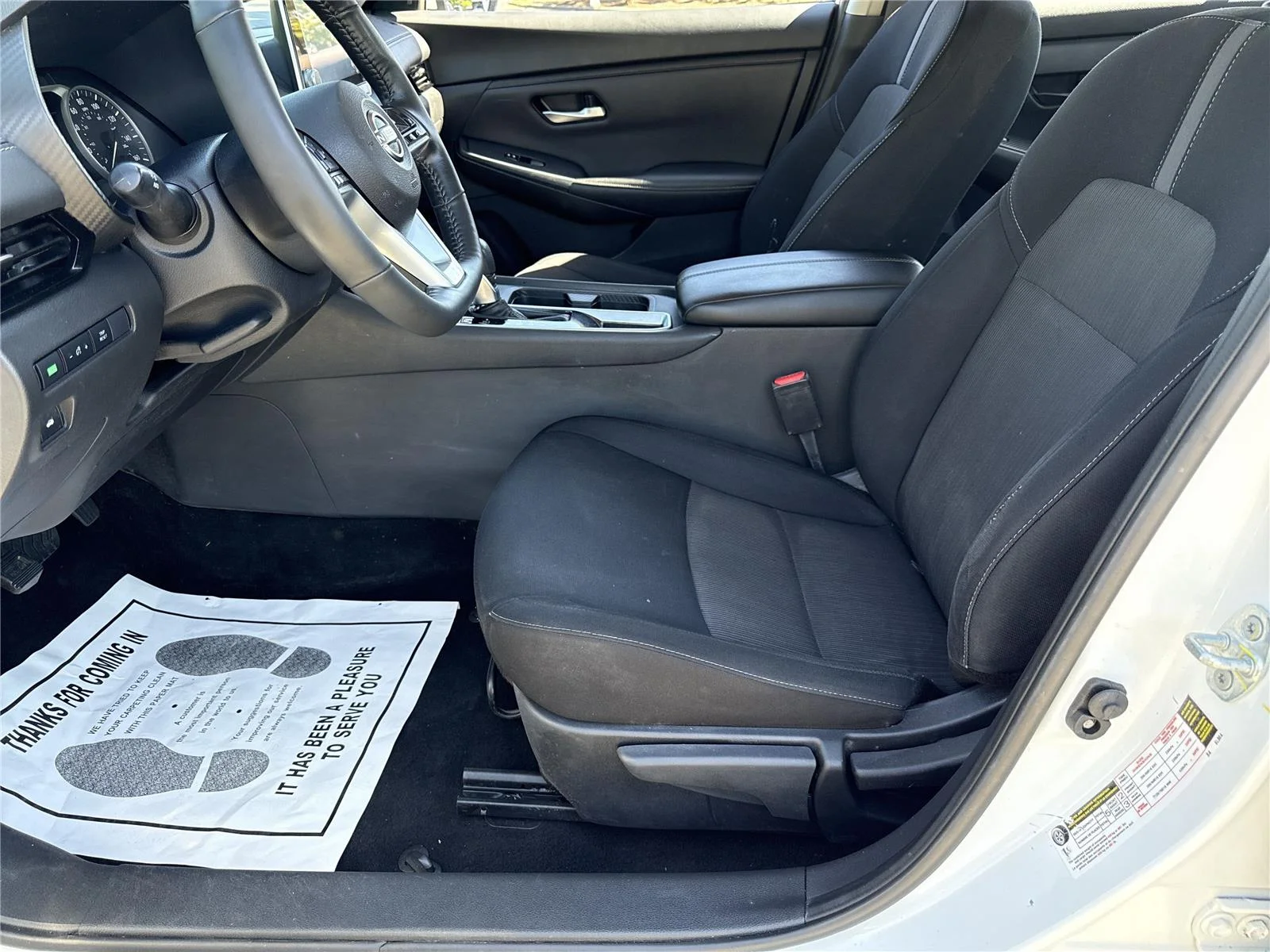 Used 2024 Aspen White Tricoat Nissan SV image 12