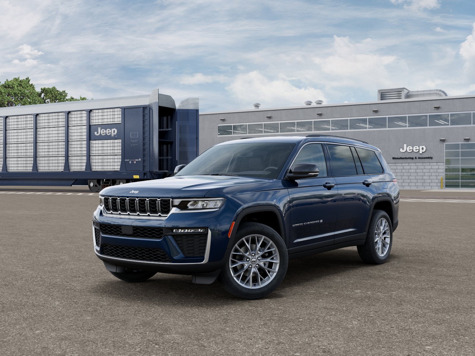 New 2027 Fathom Blue Pearl-Coat Paint Jeep Limited image 1