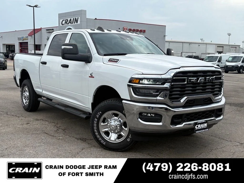 New 2025 Bright White Clear-Coat Exterior Paint RAM Tradesman image 1