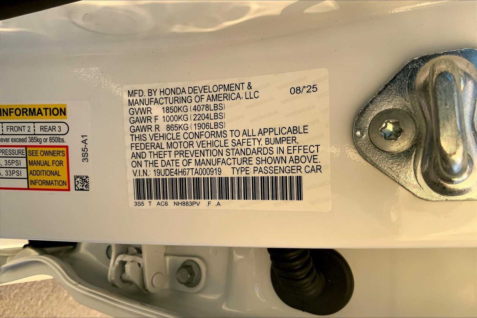 New 2026 Platinum White Pearl Acura w/A-Spec Technology Package image 20
