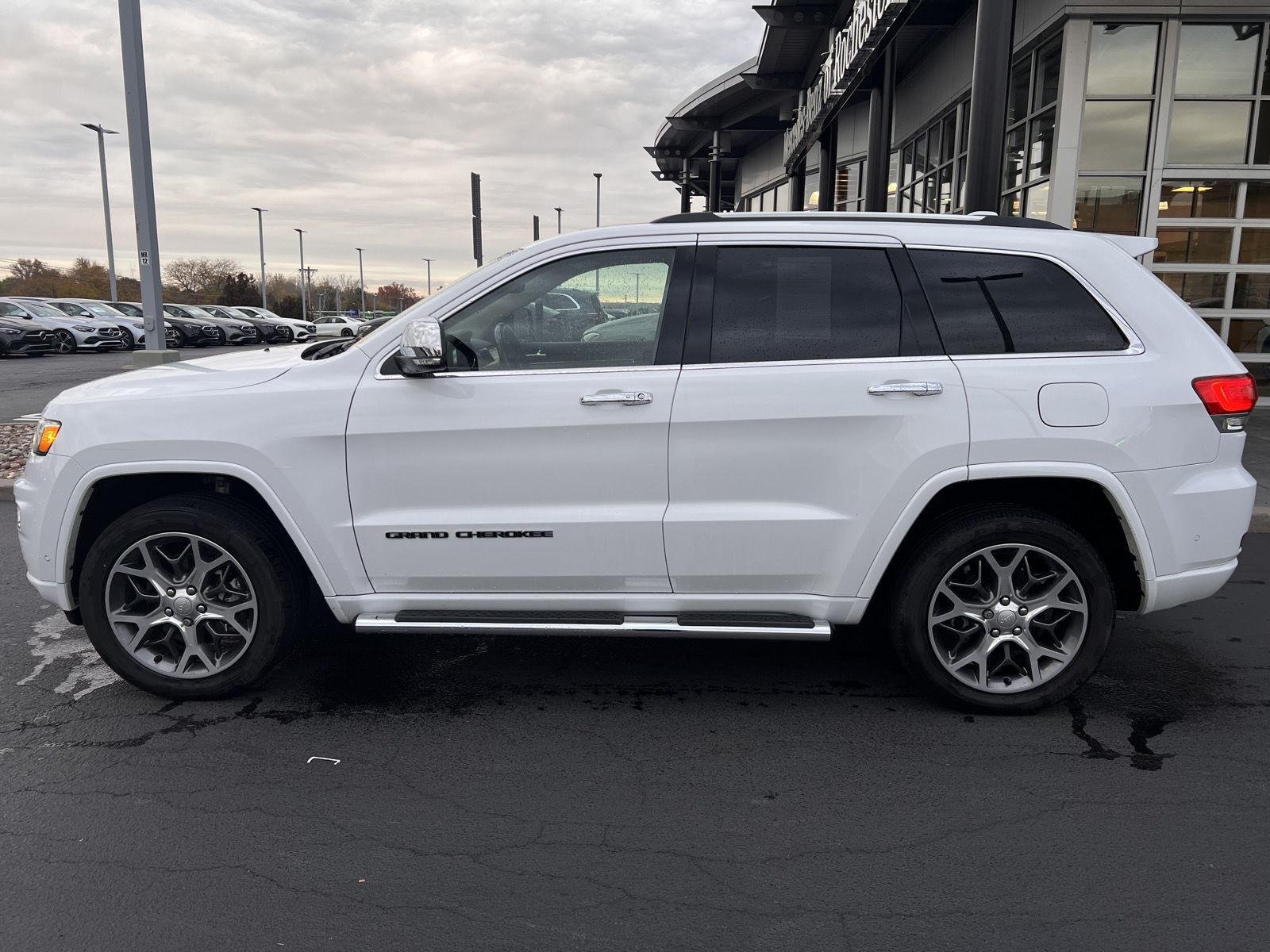 Used 2021 Bright White Clearcoat Jeep Overland image 6