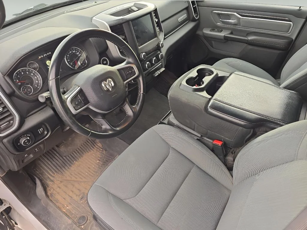 Used 2022 Bright White Clearcoat Ram Big Horn image 9