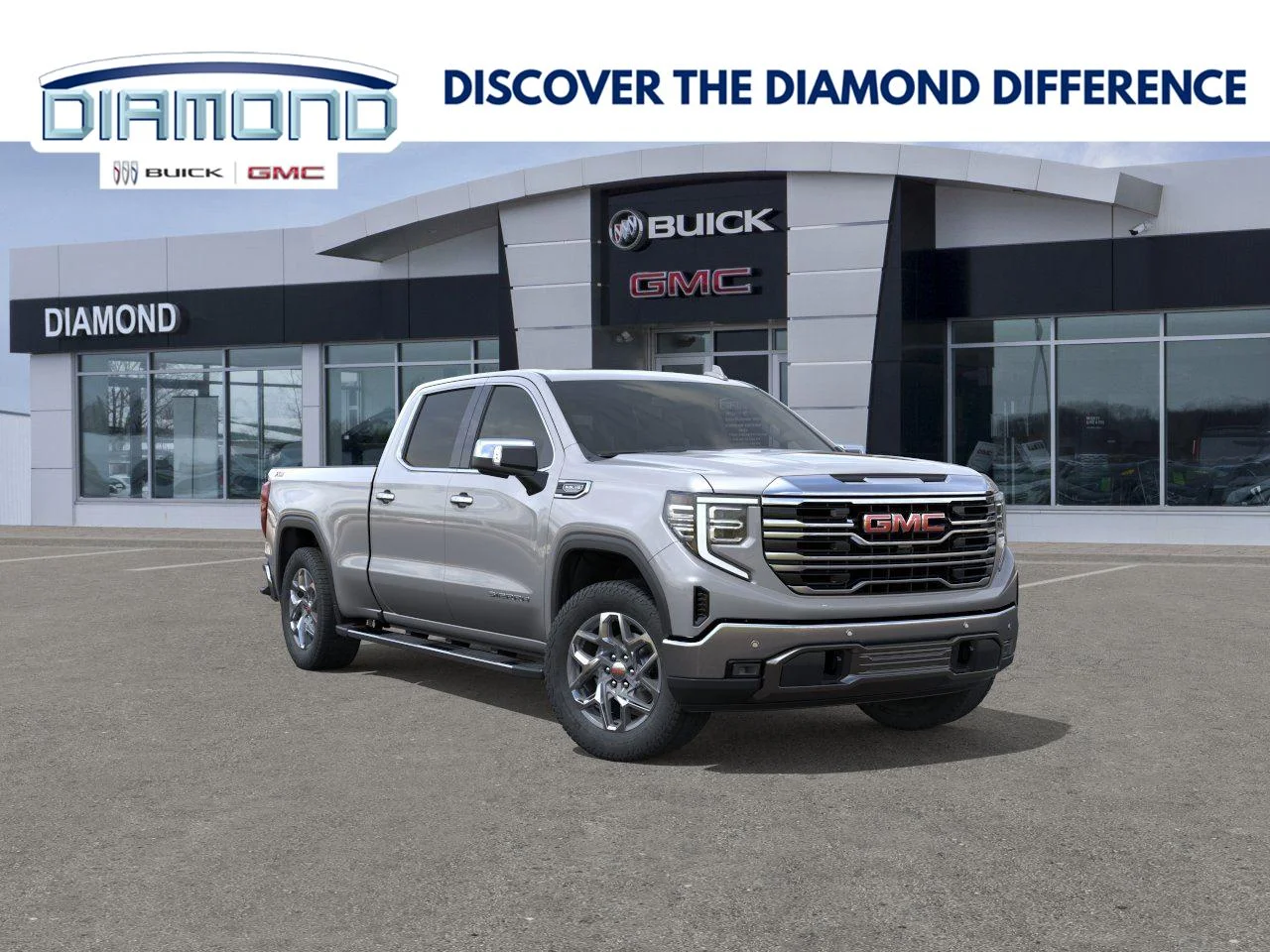 New 2026 Sterling Metallic GMC SLT image 1