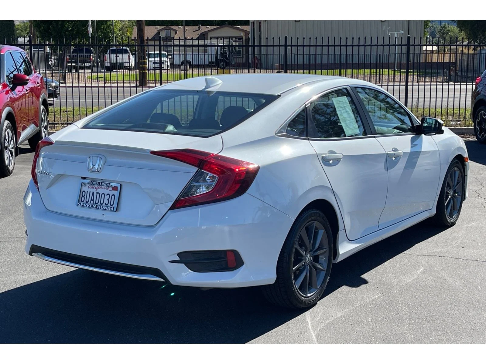 Used 2021 Platinum White Pearl Honda EX image 6