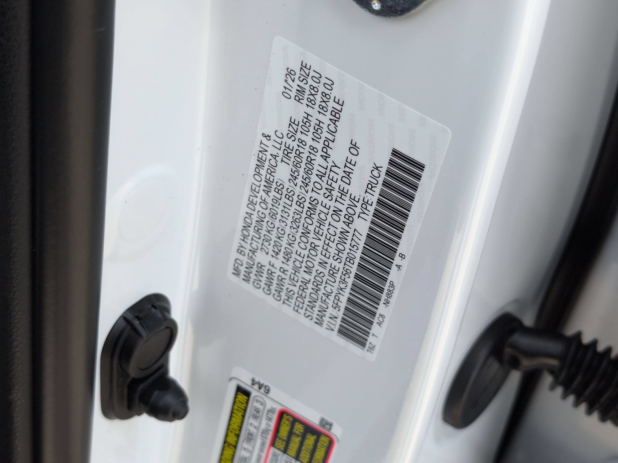 2026 Honda Ridgeline RTL - Photo 23