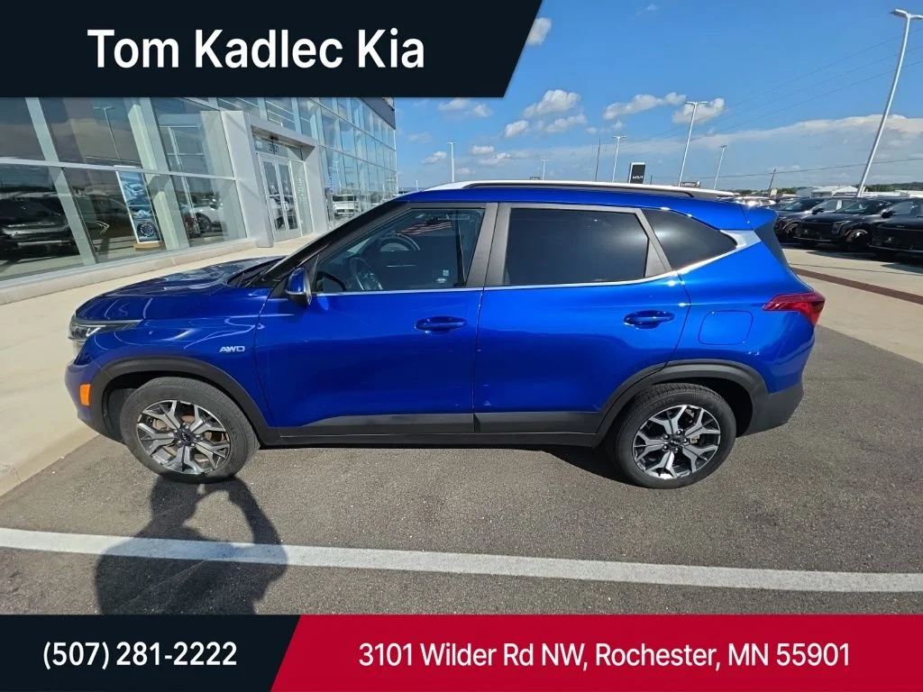 Certified Used 2023 Blue Kia EX image 1