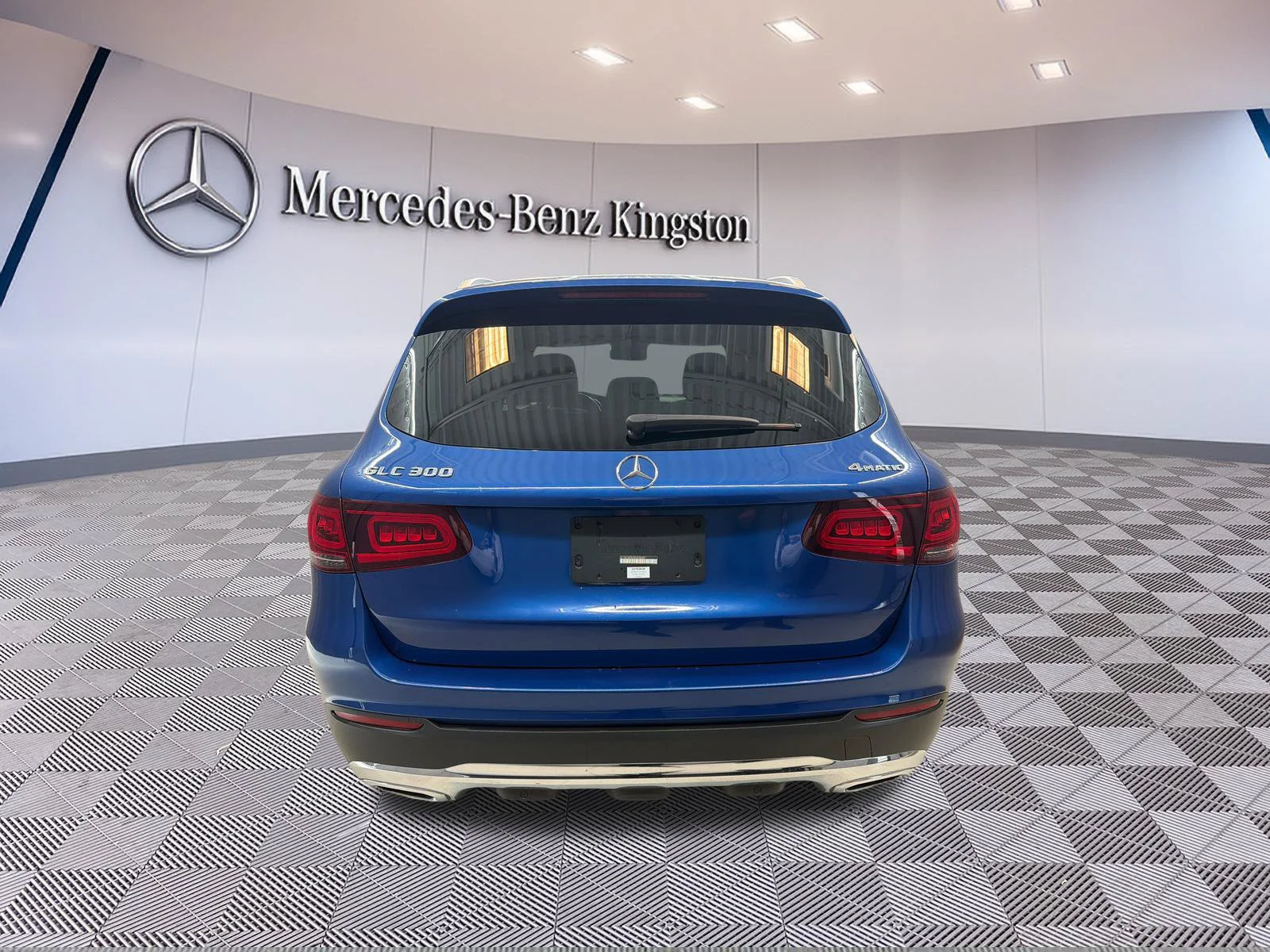 Certified Used 2022 Blue Mercedes-Benz GLC 300 image 6