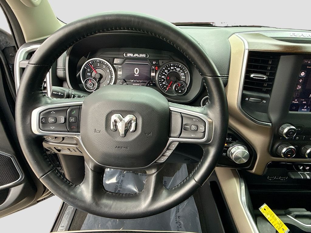 Used 2022 Diamond Black Crystal Pearlcoat Ram Laramie image 12