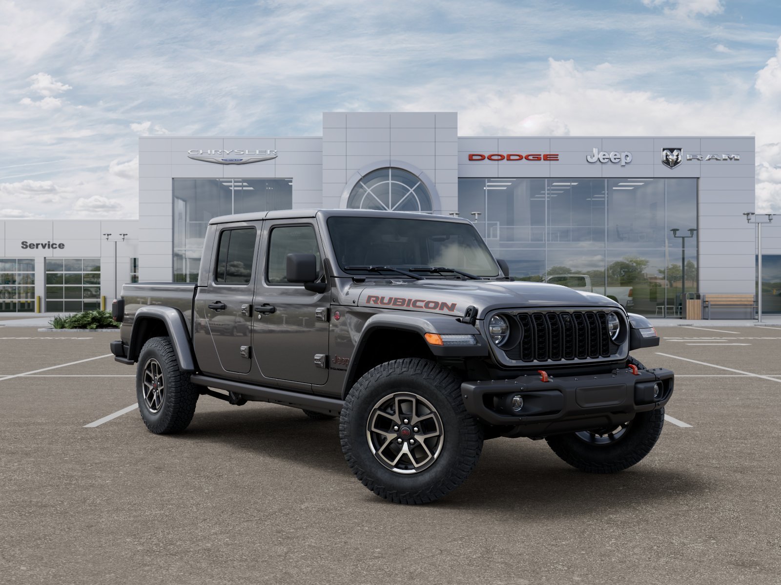 New 2026 Granite Crystal Metallic Clear-Coat Exterior Paint Jeep Rubicon X image 39