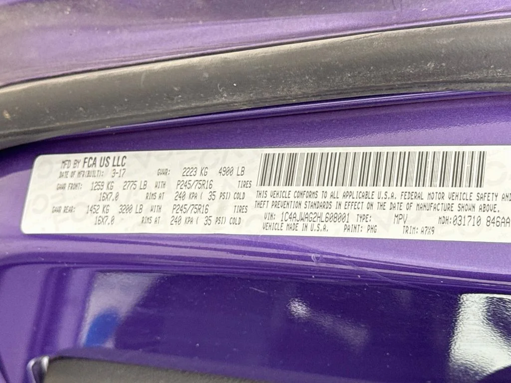 Used 2017 Purple Jeep Sport image 31