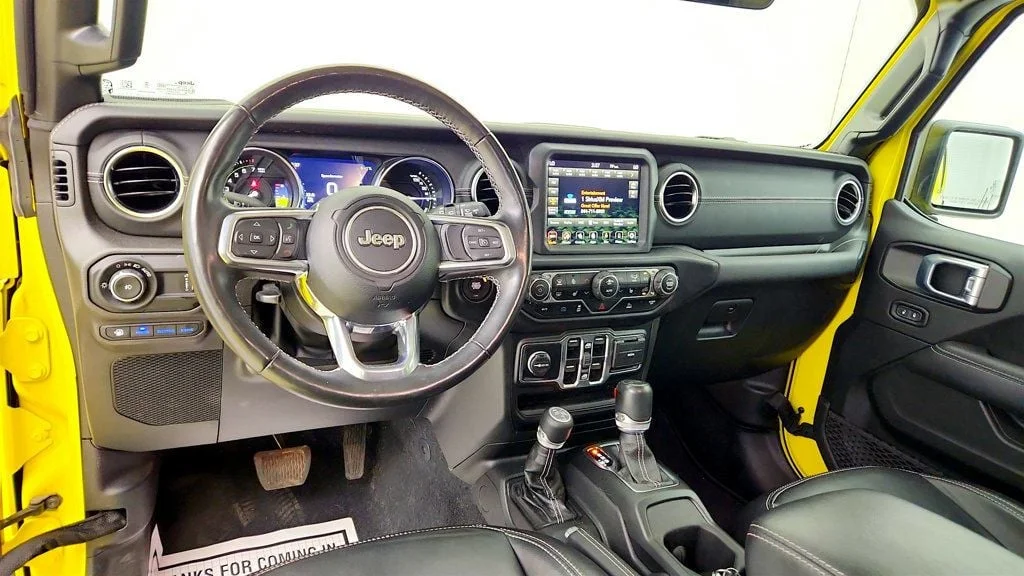 Used 2023 High Velocity Clearcoat Jeep Sahara 4x4 w/ Black Hard Top & Cold Weather Group image 12