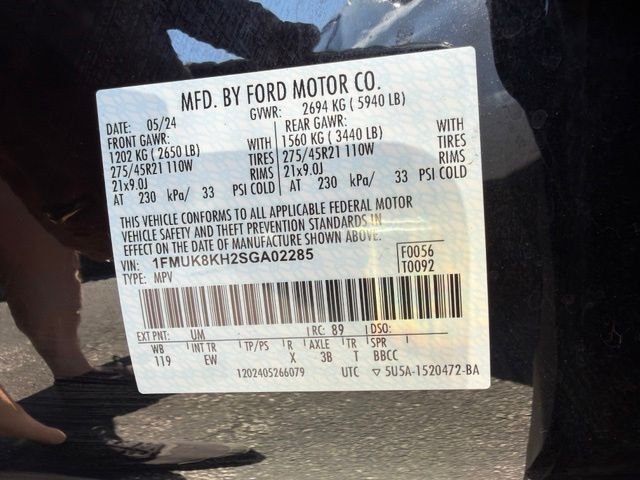 Certified Used 2025 Agate Black Metallic Ford ST-Line image 51