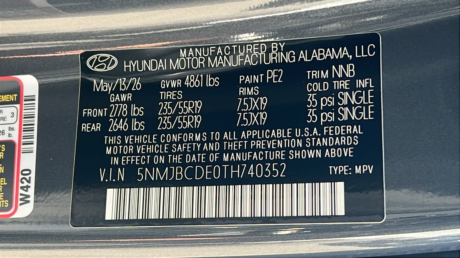 New 2026 Ecotronic Gray Hyundai SEL Plus AWD image 30