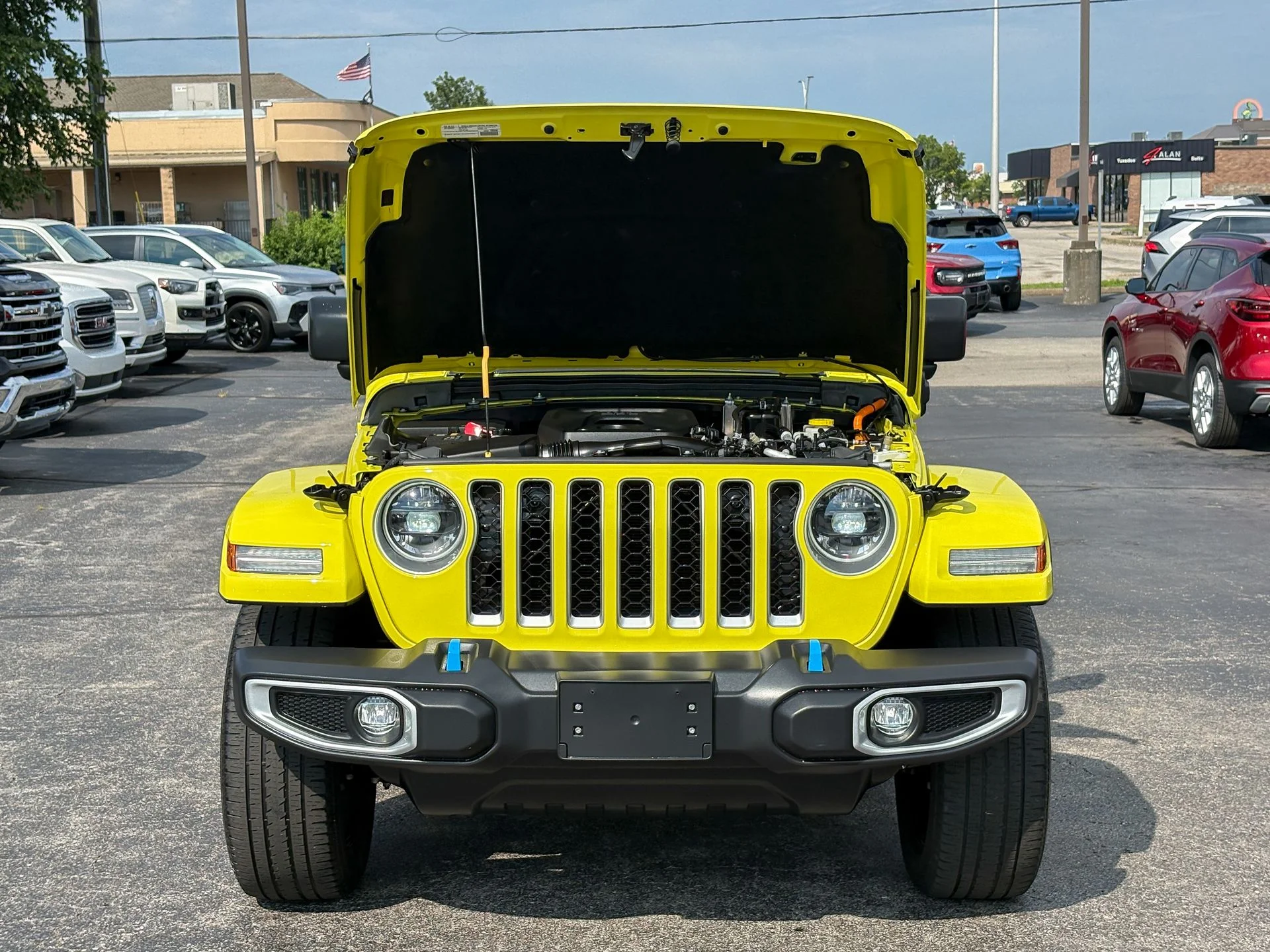 Used 2023 Yellow Jeep Sahara 4xe image 36