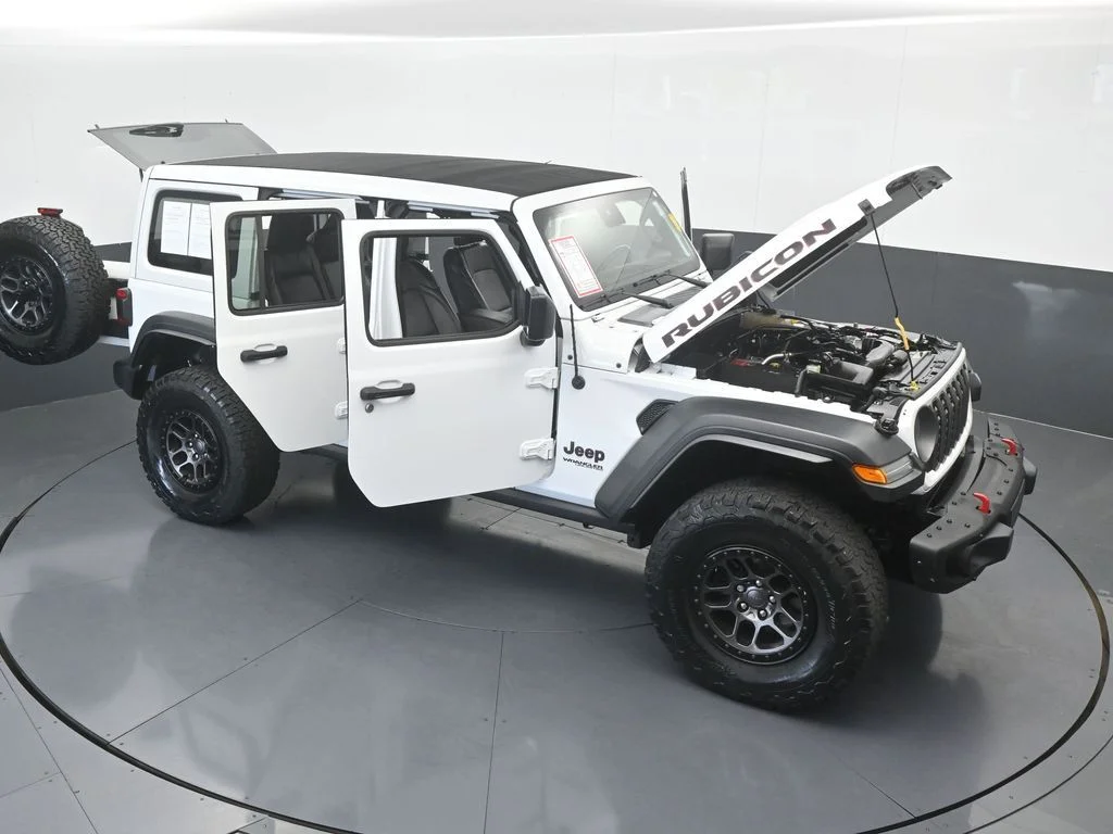 Used 2022 Bright White Clearcoat Jeep Unlimited Rubicon image 73