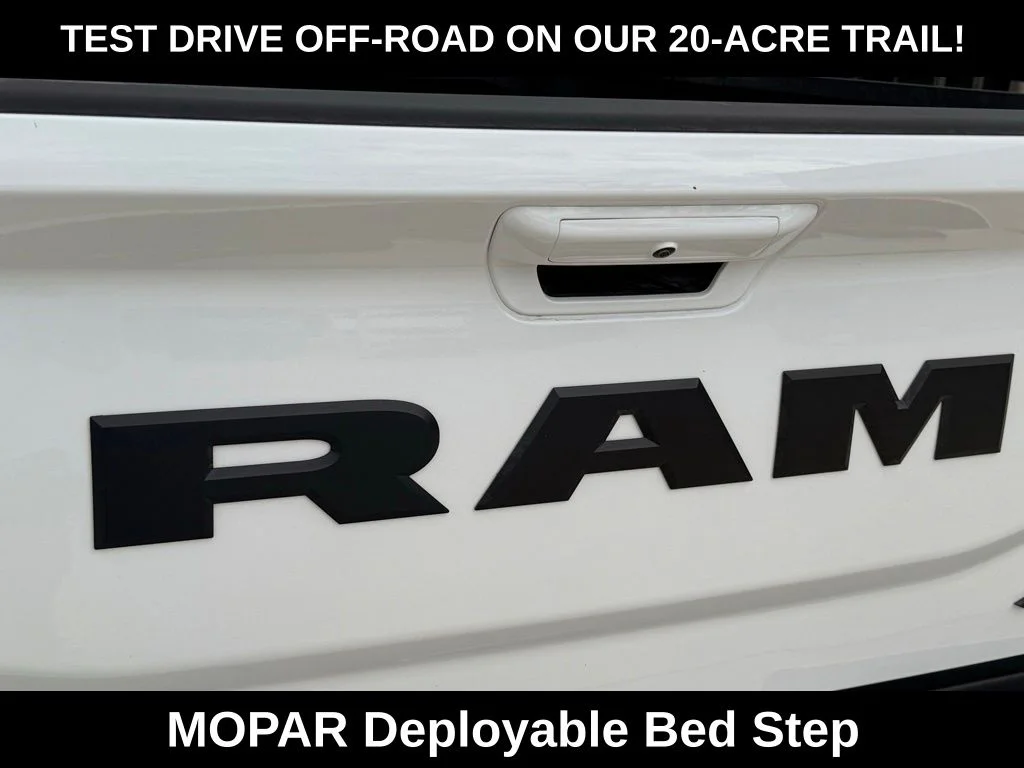New 2026 Bright White Clear-Coat Exterior Paint RAM Laramie image 37