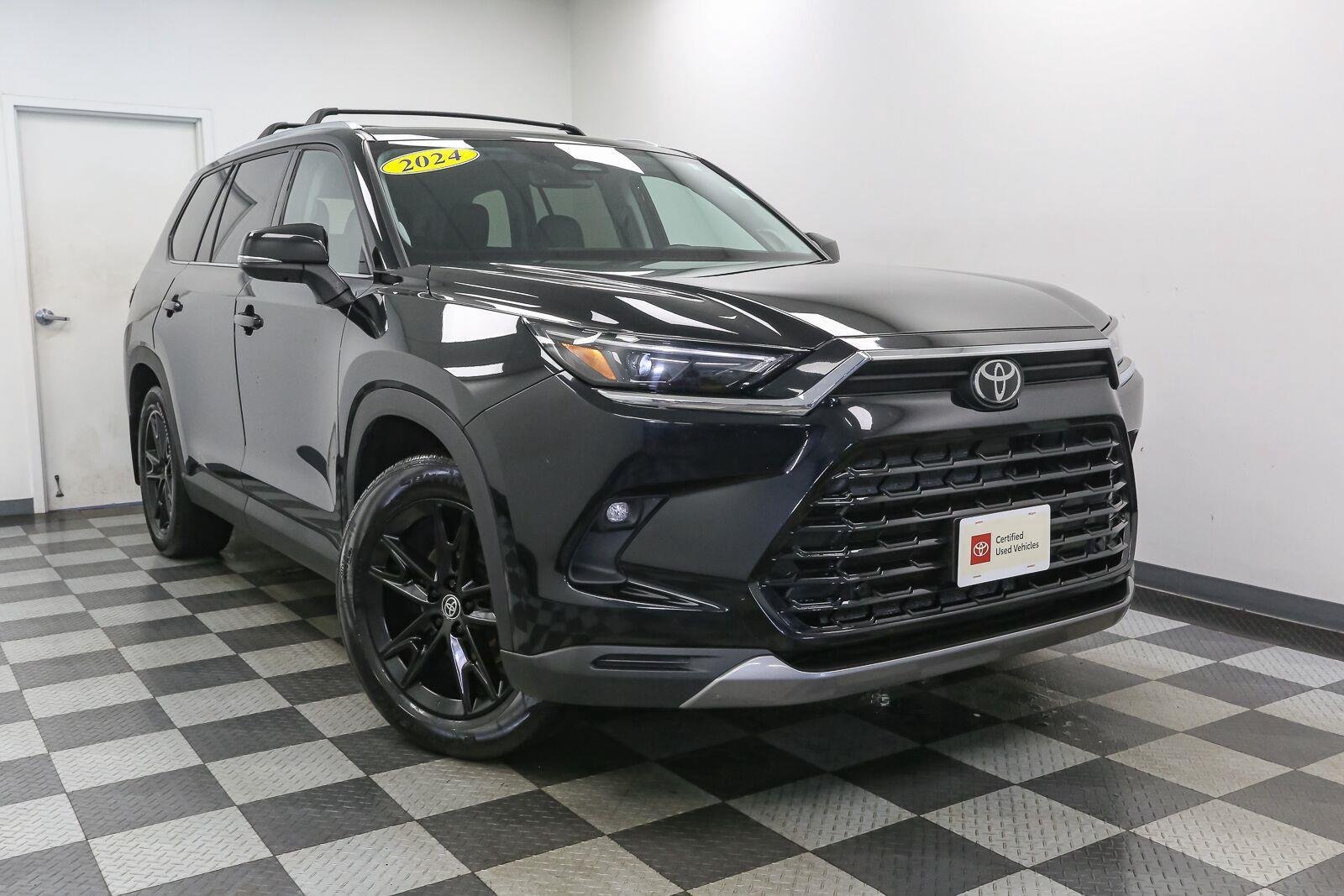 Used 2024 Midnight Black Metallic Toyota Limited image 3