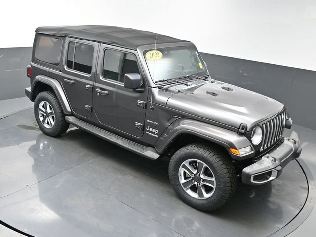 Used 2022 Gray Jeep Unlimited Sahara image 56