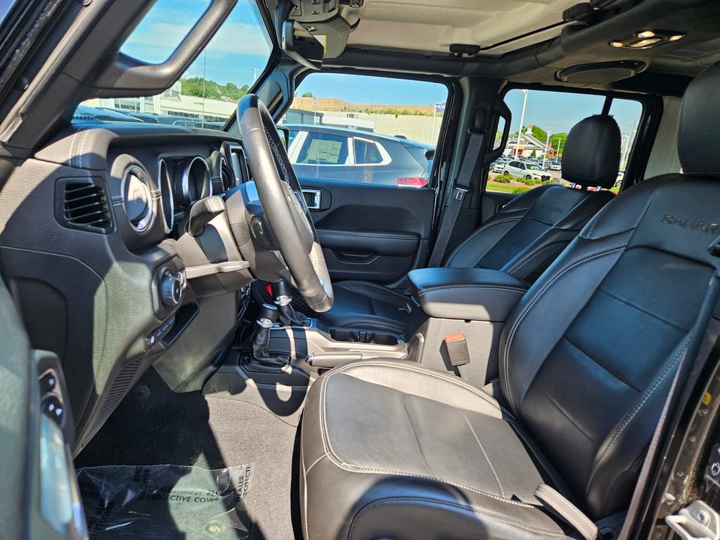 Used 2023 Black Jeep Sahara 4x4 image 10