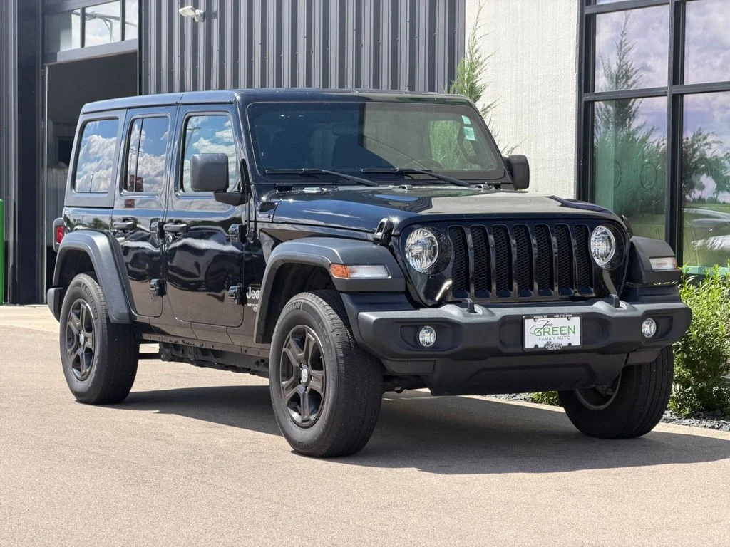 Used 2020 Black Jeep Unlimited Sport S image 4