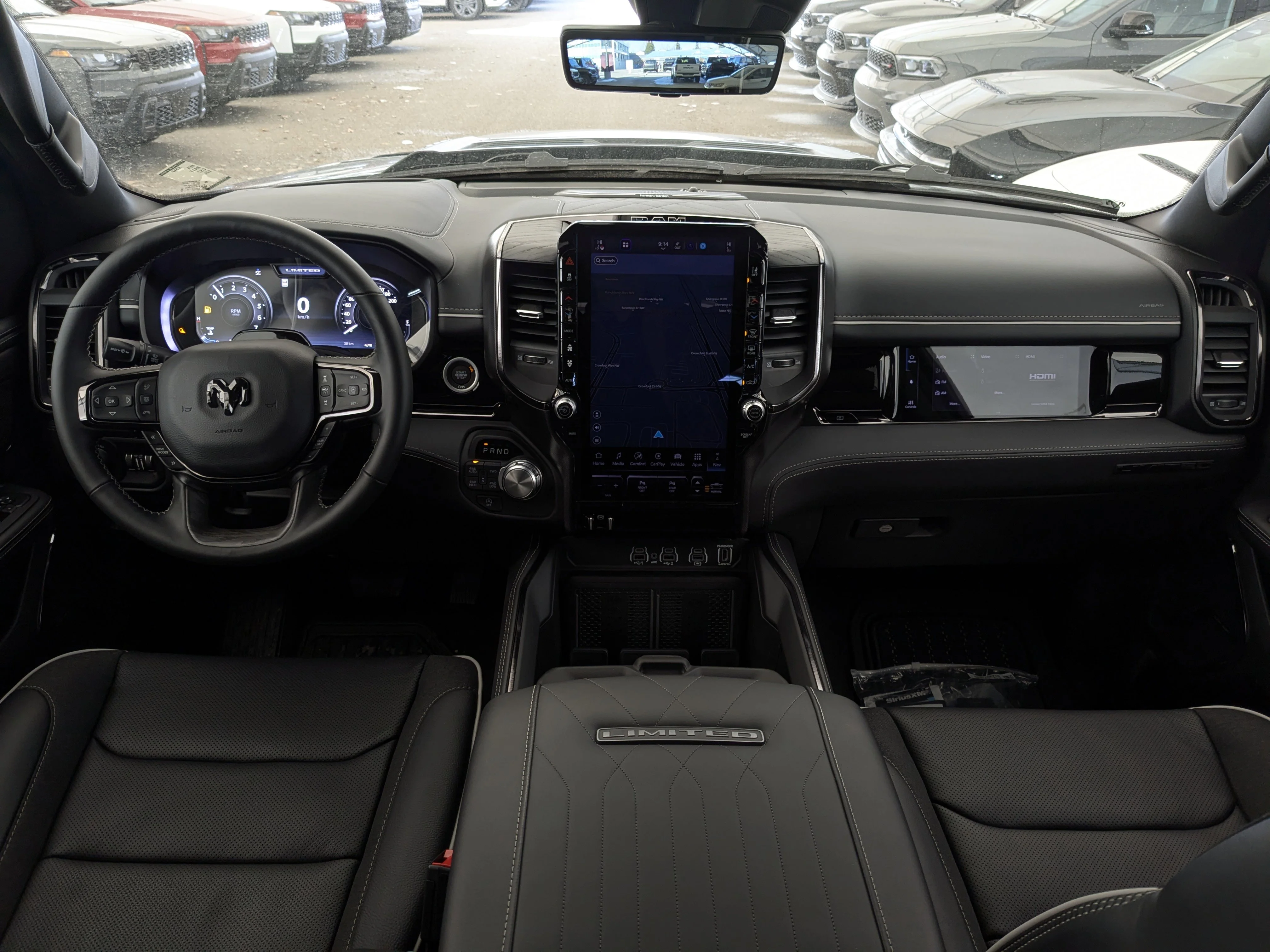 New 2026 Black RAM Limited - - Night Edition - Limited Level A Equip Grp - Dual?Pane Panoramic Sunroof - 5.7L HEMI V8 e image 30