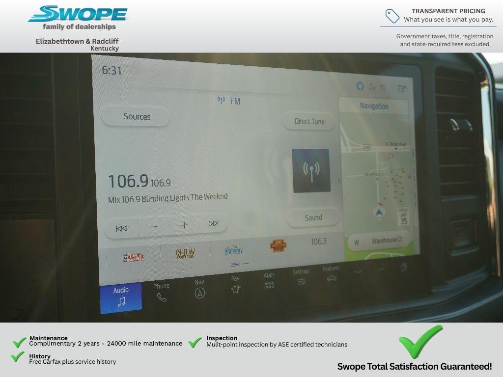 Used 2025 Glacier Gray Metallic TriCoat Ford LARIAT image 28
