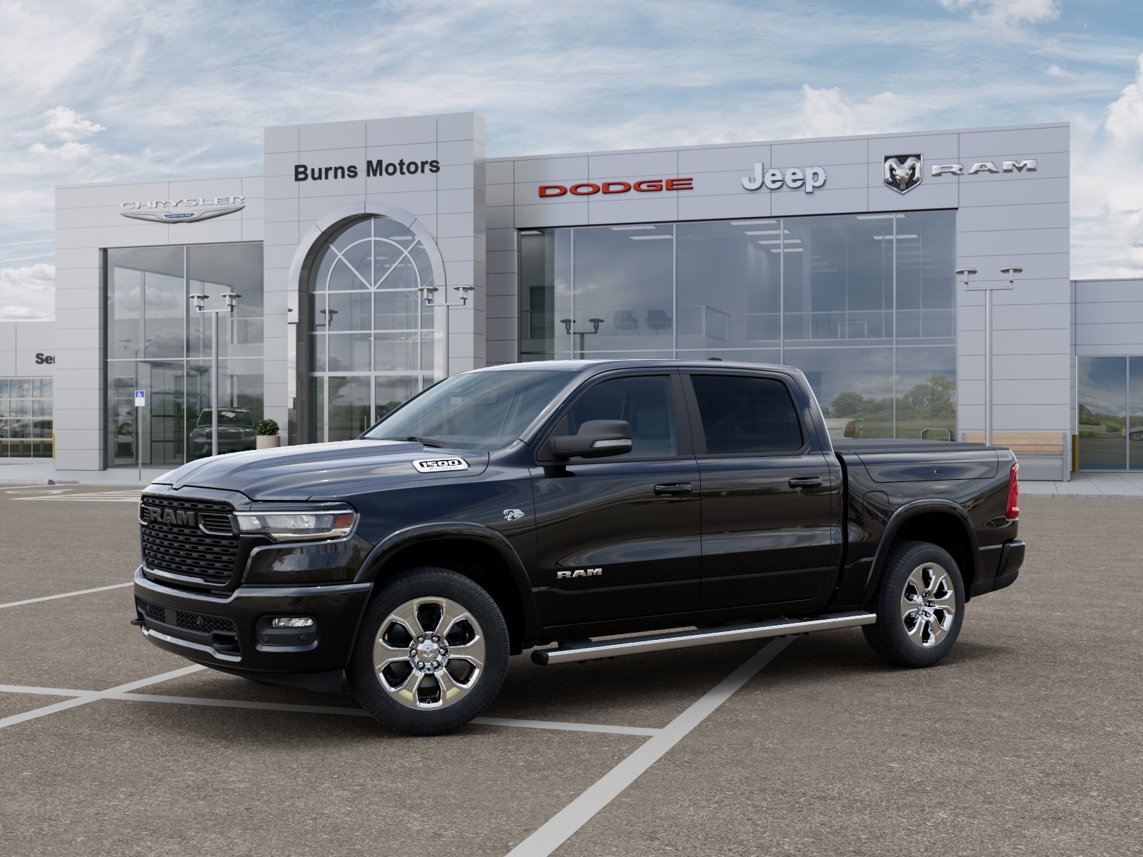 New 2026 Diamond Black Crystal Pearlcoat RAM Lone Star Sport image 28