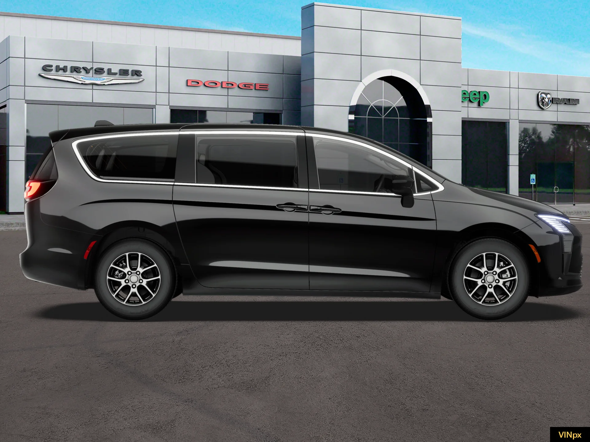 New 2027 Diamond Black Crystal Pearlcoat Chrysler Select image 9