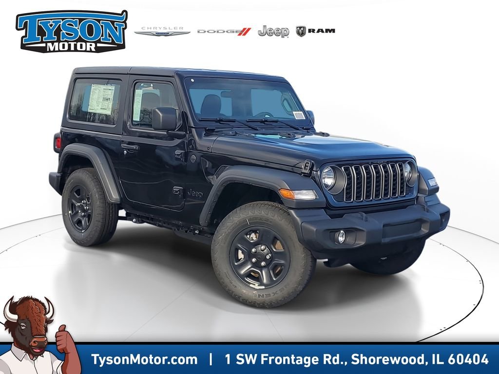 New 2026 Black Clearcoat Jeep Sport image 1