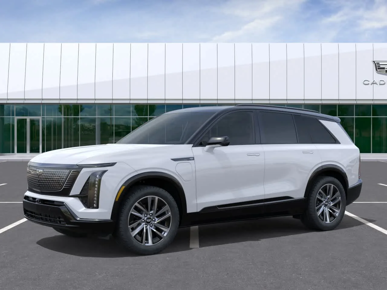 New 2027 Vibrant White Tricoat Cadillac Sport image 2