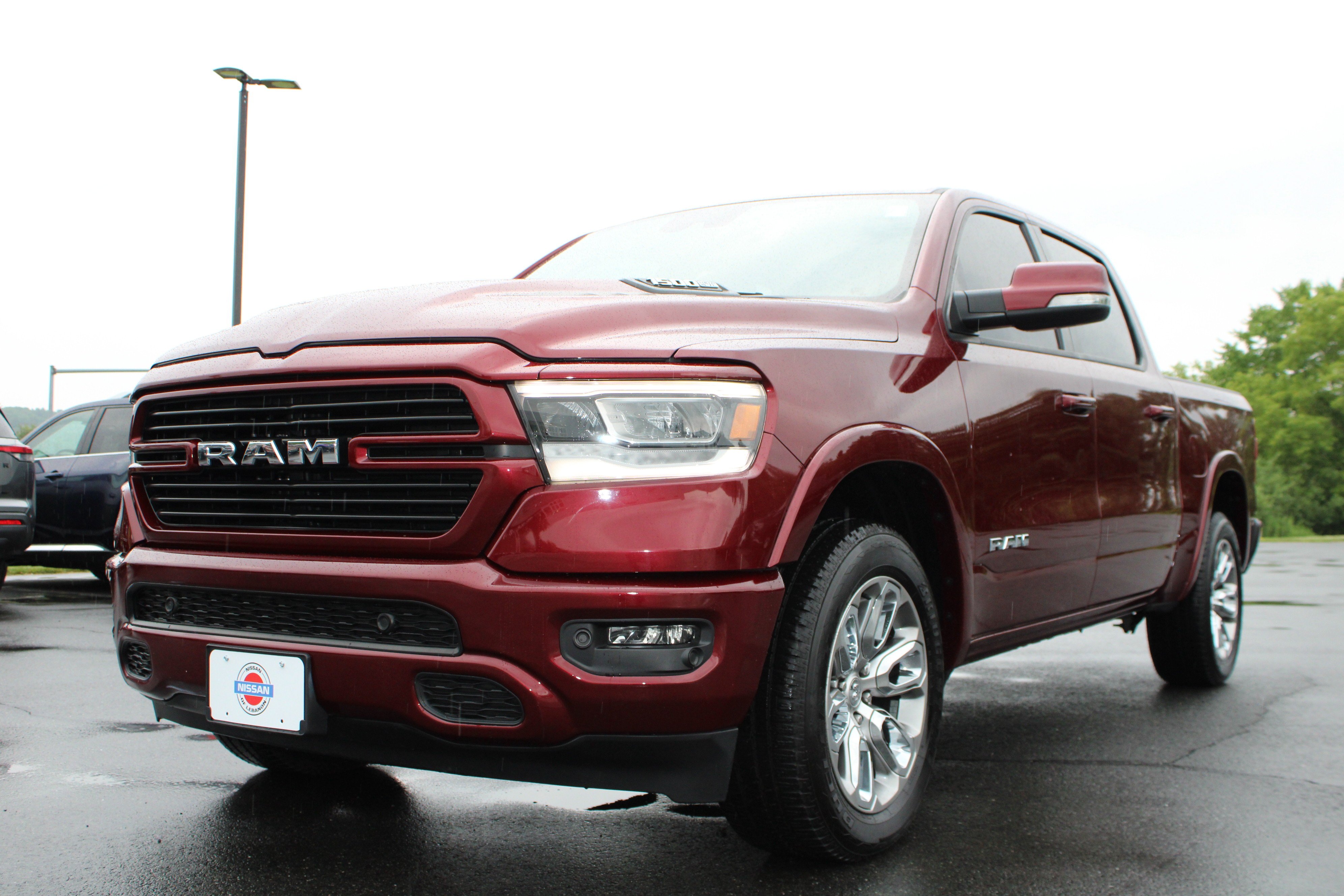 Used 2022 Delmonico Red Pearlcoat Ram Laramie image 1