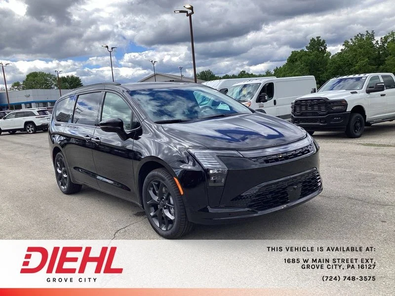 New 2027 Diamond Black Crystal Pearl-Coat Exterior Paint Chrysler Limited image 1