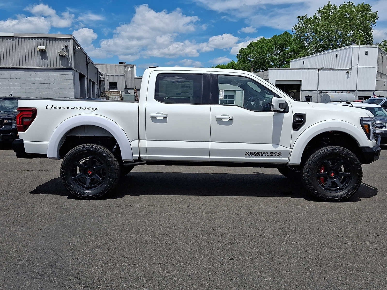 New 2026 Star White Metallic Tri-Coat Ford Lariat HENNESSEY VENOM 800 image 11