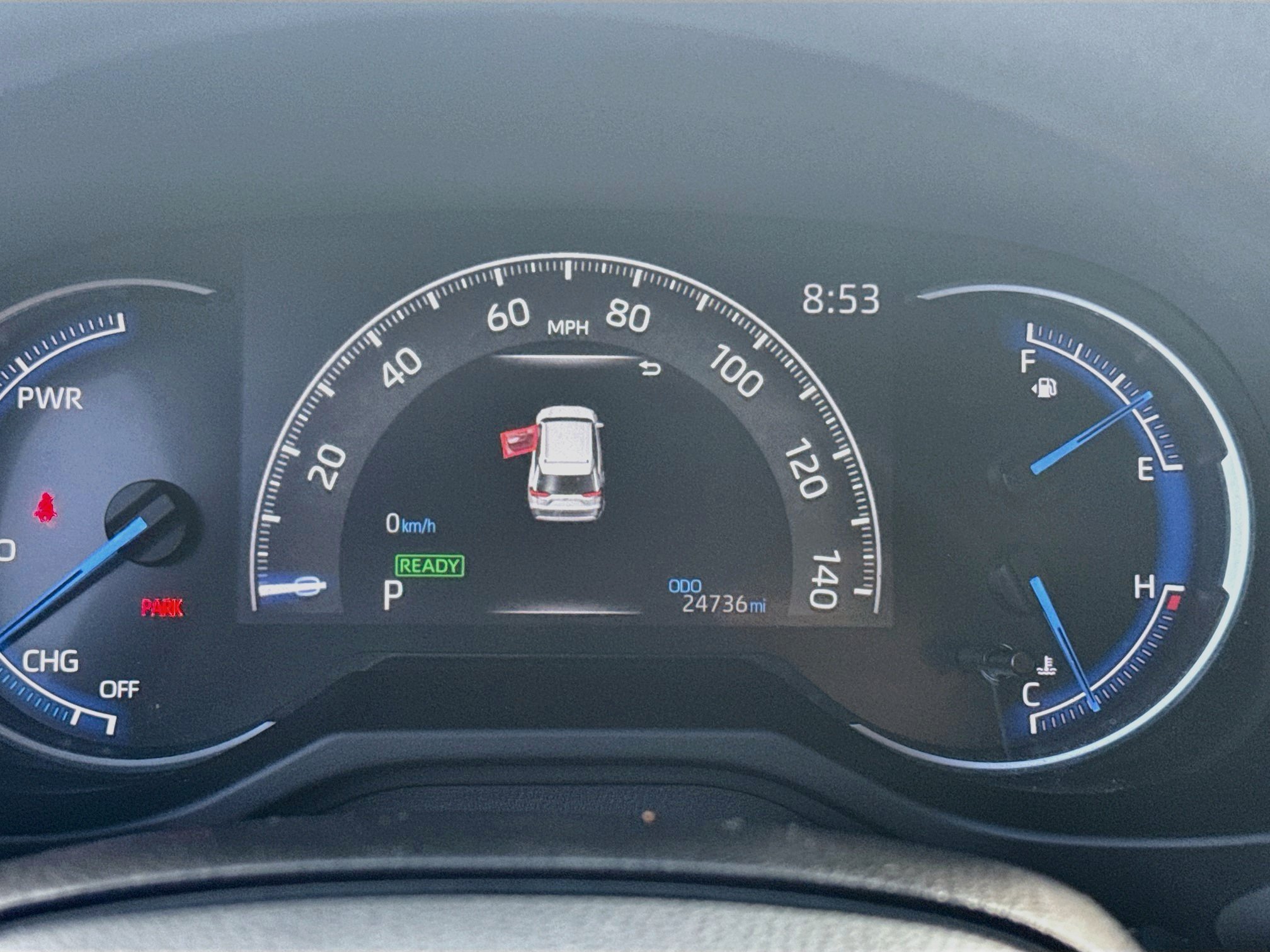 Used 2024 Silver Sky Metallic Toyota Hybrid LE image 9