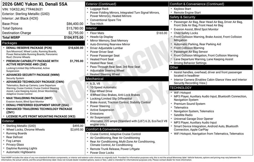 2026 GMC Yukon XL Denali - Photo 6