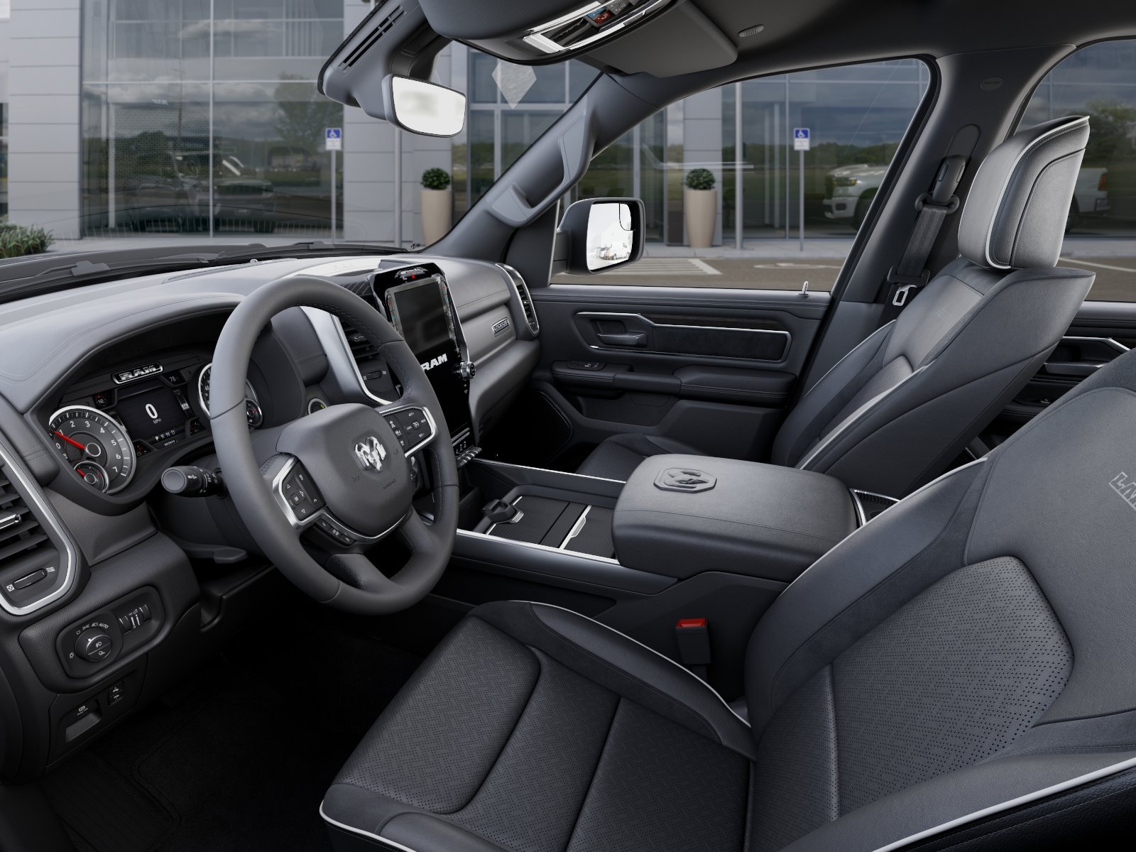 New 2026 Granite Crystal Metallic Clear-Coat Exterior Paint RAM Laramie image 37