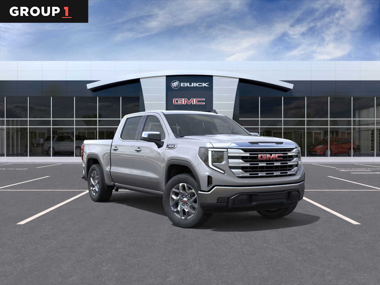 New 2026 Sterling Metallic GMC SLE image 1