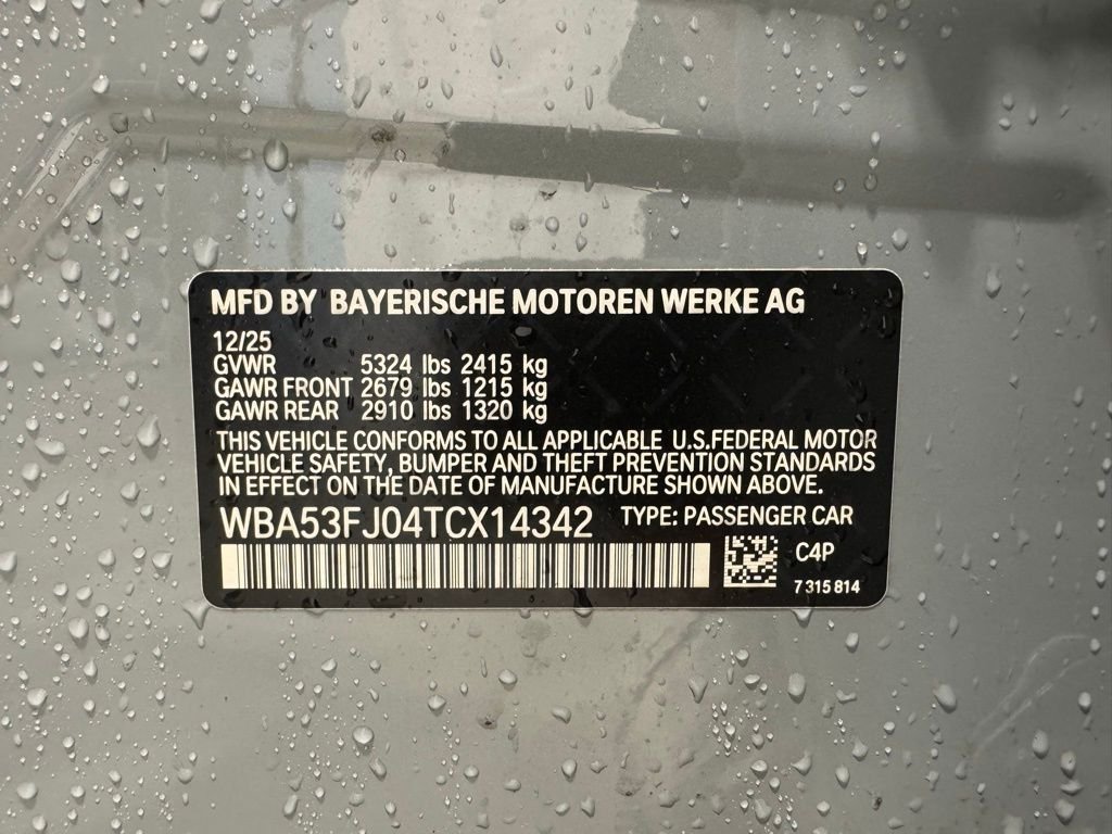 Used 2026 Brooklyn Grey Metallic BMW 530i xDrive image 28