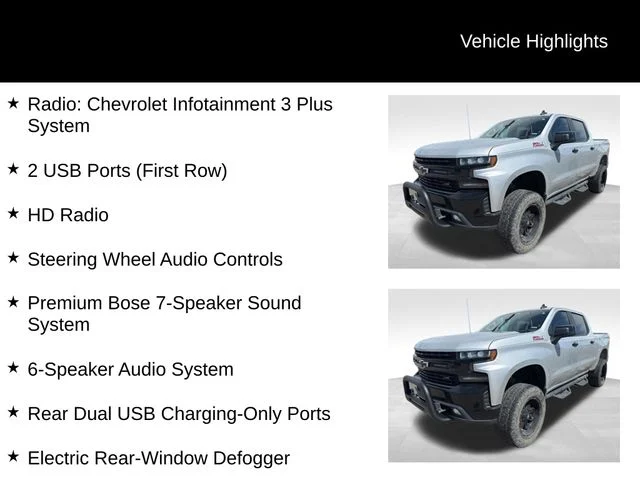 Used 2020 Silver Chevrolet LT Trail Boss image 6